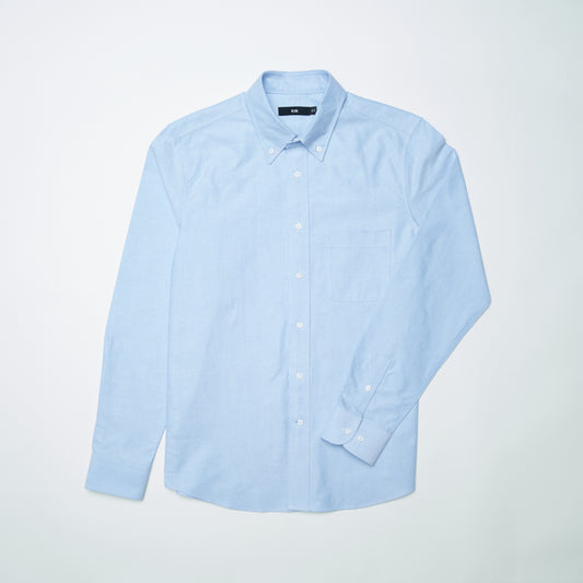 Pale Blue Button Down - Oxford