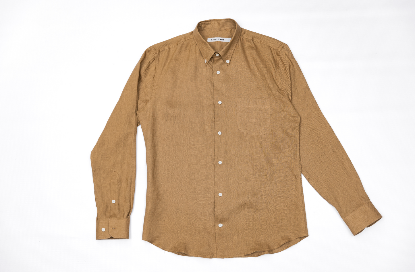 The Linen Button Down - Safari Tan