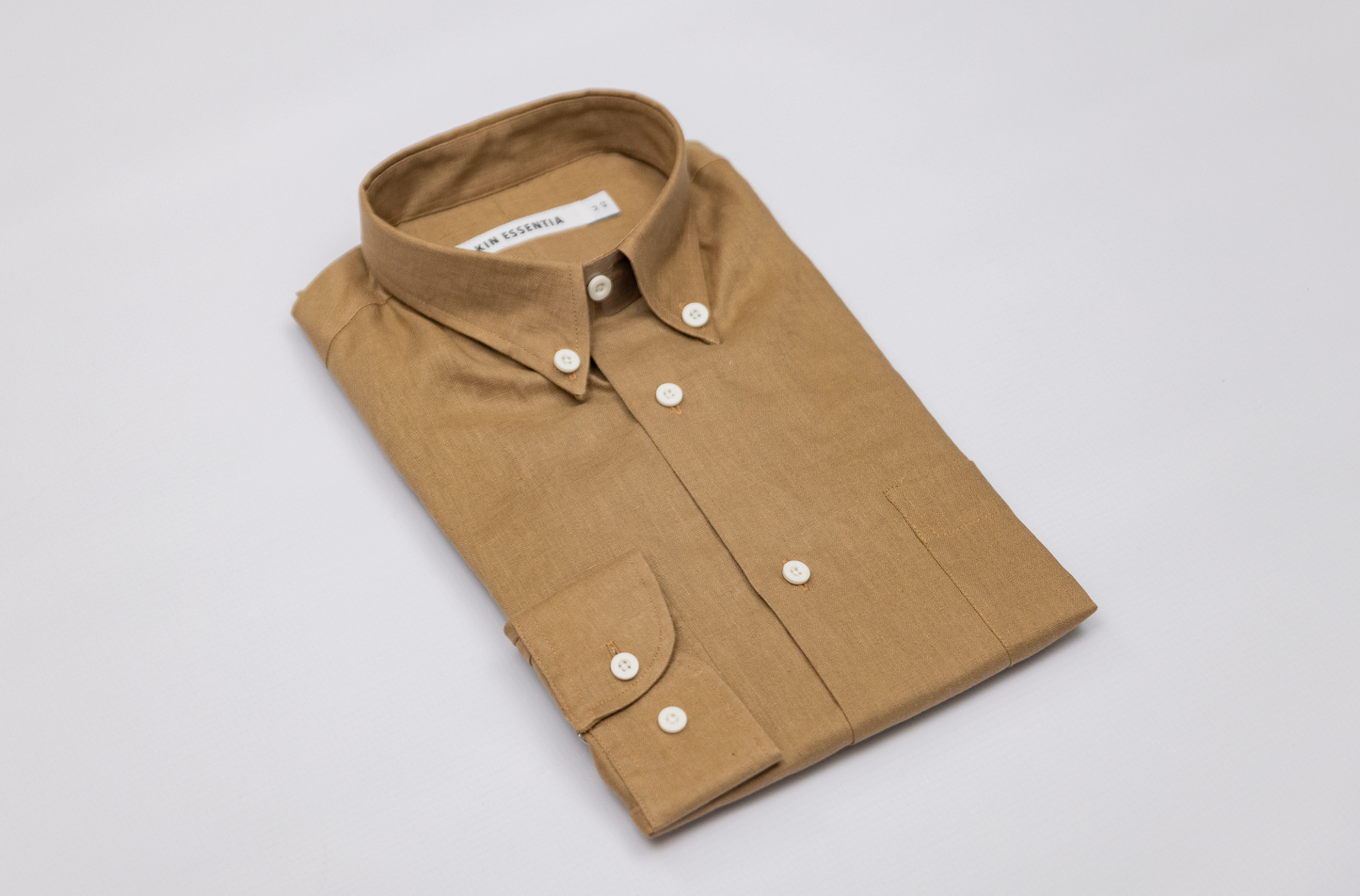 The Linen Button Down - Safari Tan